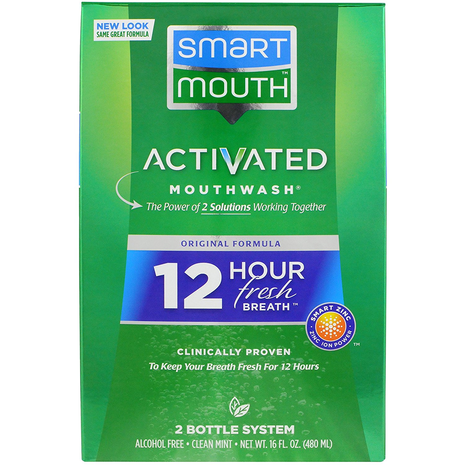 Smartmouth alcohol free mouthwash