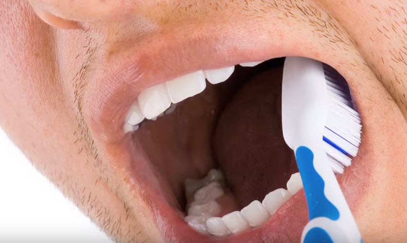 brushing and flossing the right way