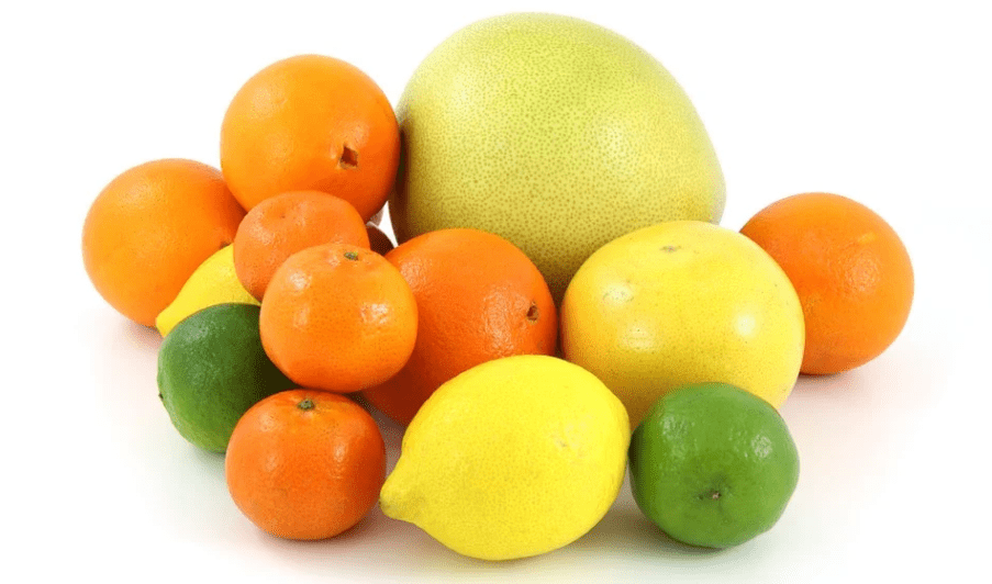oranges, lemons, limes, grapefruit
