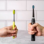 Electric and regular toothbrush